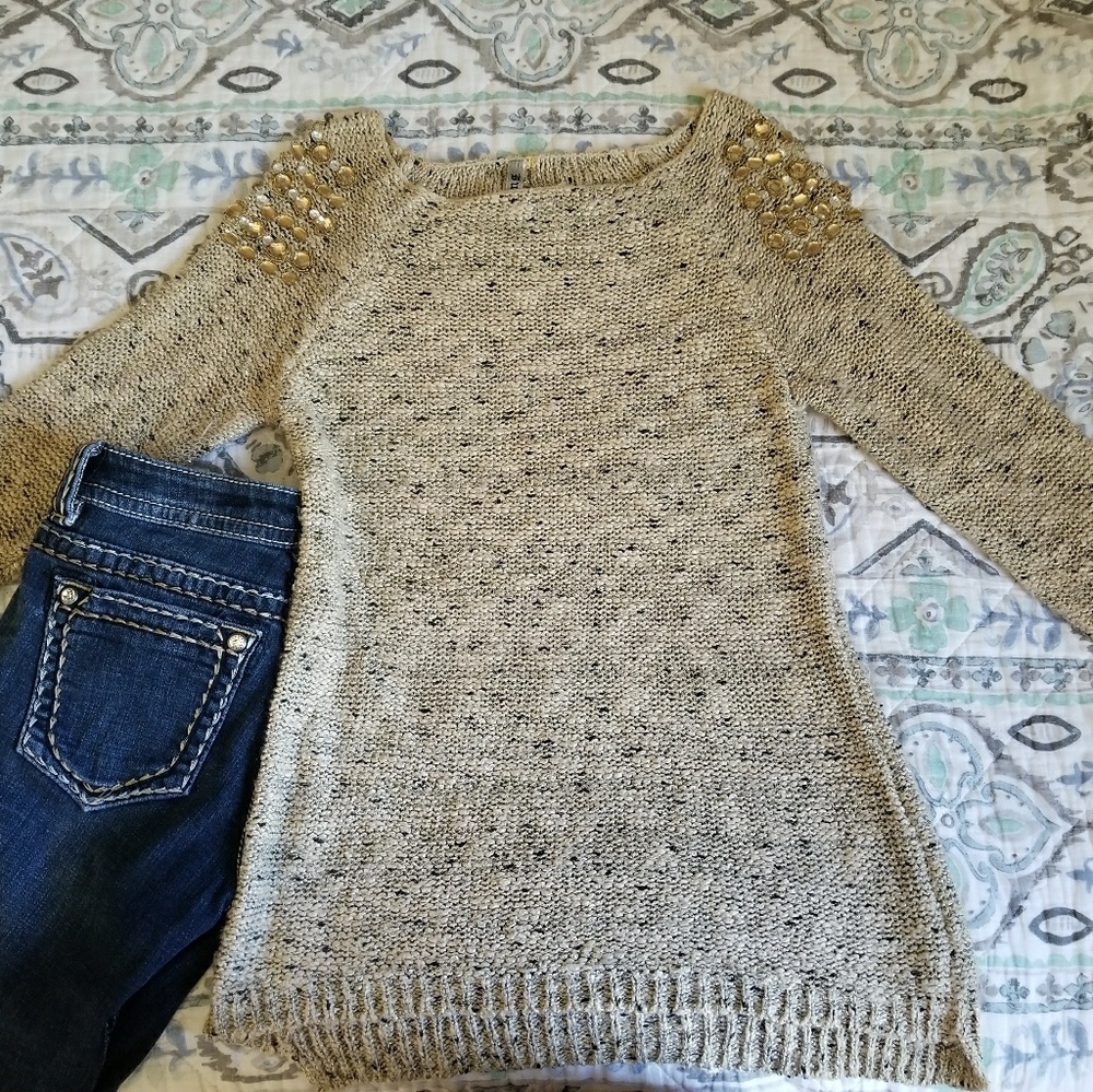 Embellished sweater